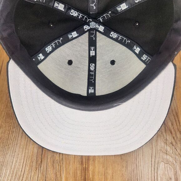 New Era Green Bay Packers 59fifty Fitted 6 7/8" Hat Cap Black NFL Midnight Wool - Picture 8 of 11